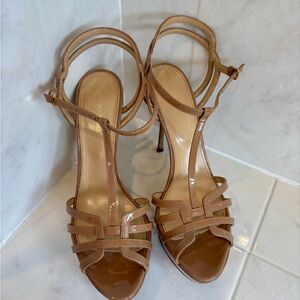 Elegant Brown Strappy Heels